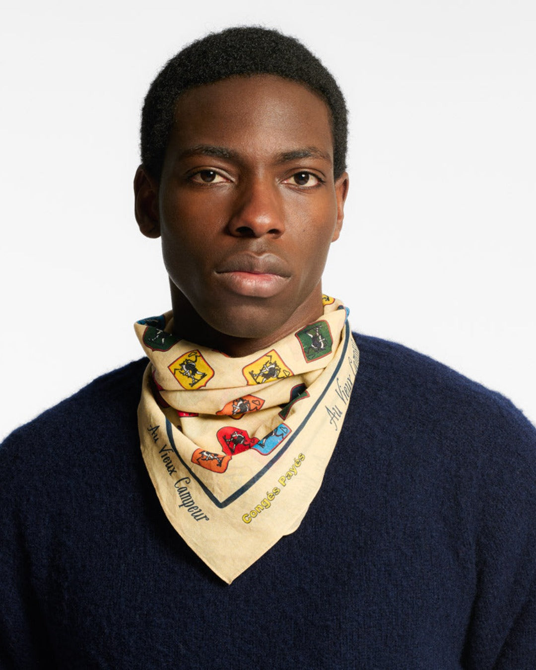 Au Vieux Campeur - Congés Payés - Domi Bandana - White Multi