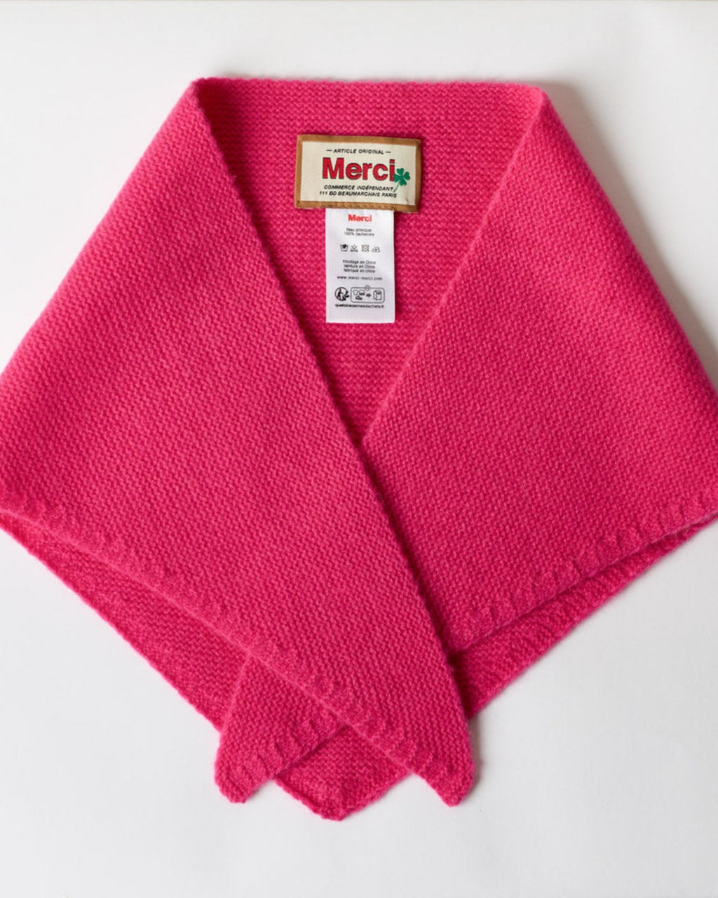 Merci - Bandana En Cachemire Martine - Fuchsia