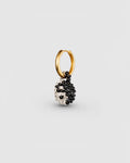 Pura Utz - Boucles D'Oreilles Ying Yang - Noir & Blanc