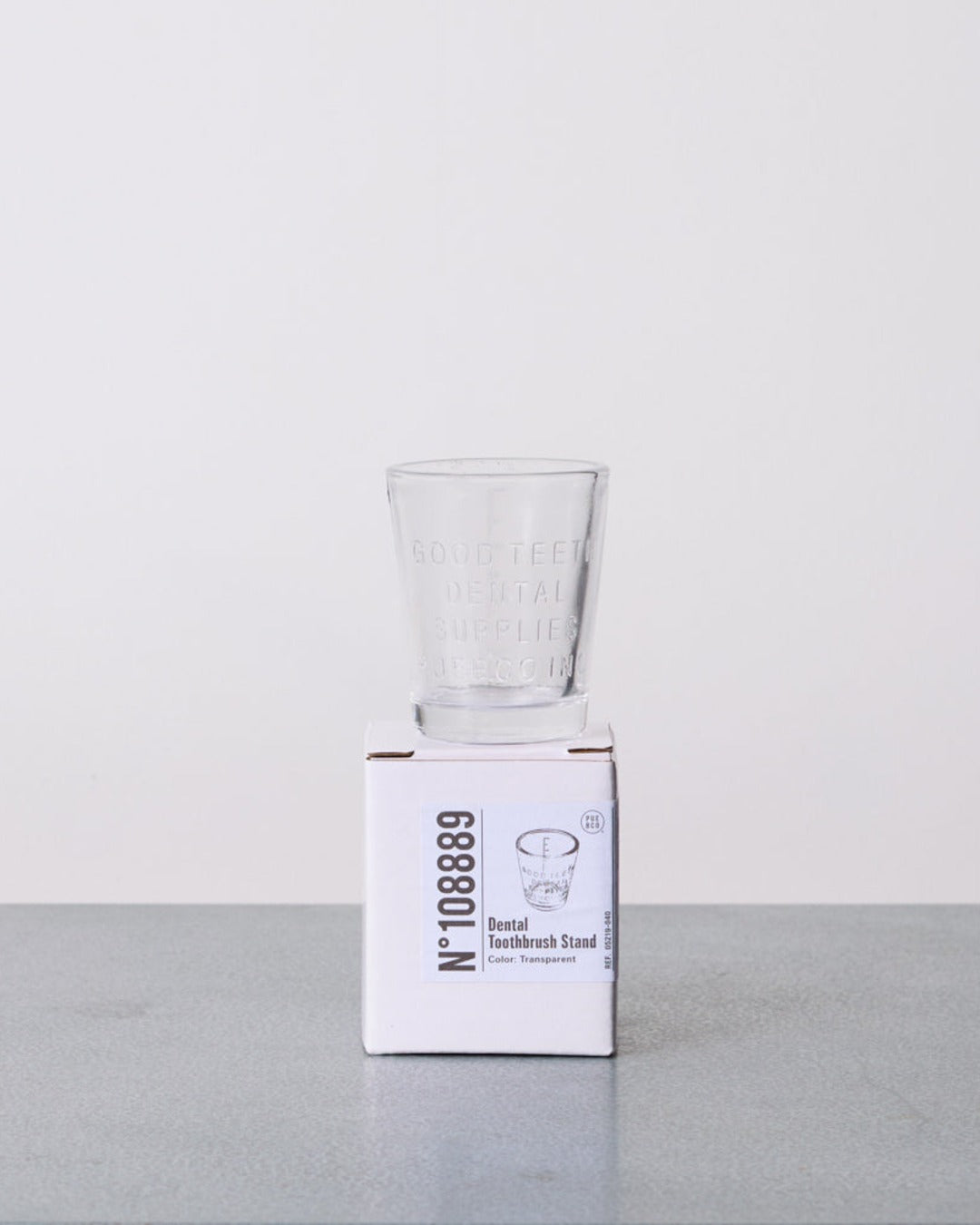 Puebco - Pot À Brosse À Dents - Transparent