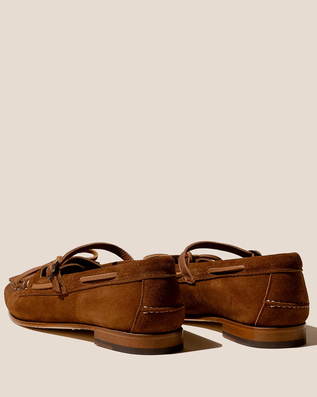 Hereu - Lorea Suede Loafers - Tobacco