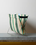 Puebco - Magazine Rack - Green Stripes