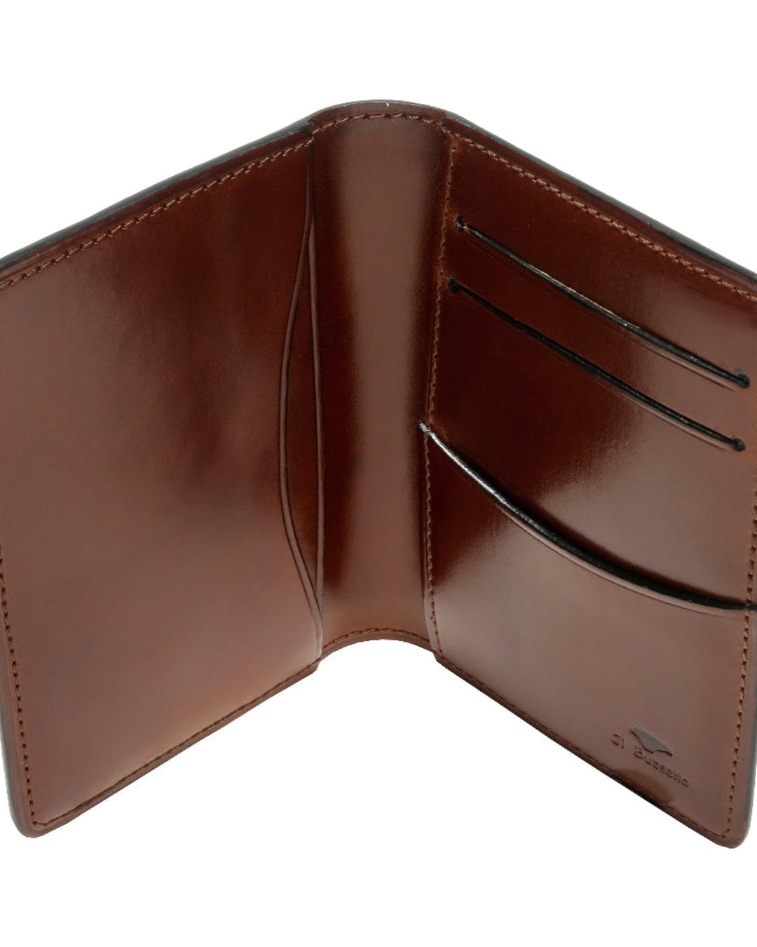 Il Bussetto - Porte Cartes Pliable - Marron Moyen