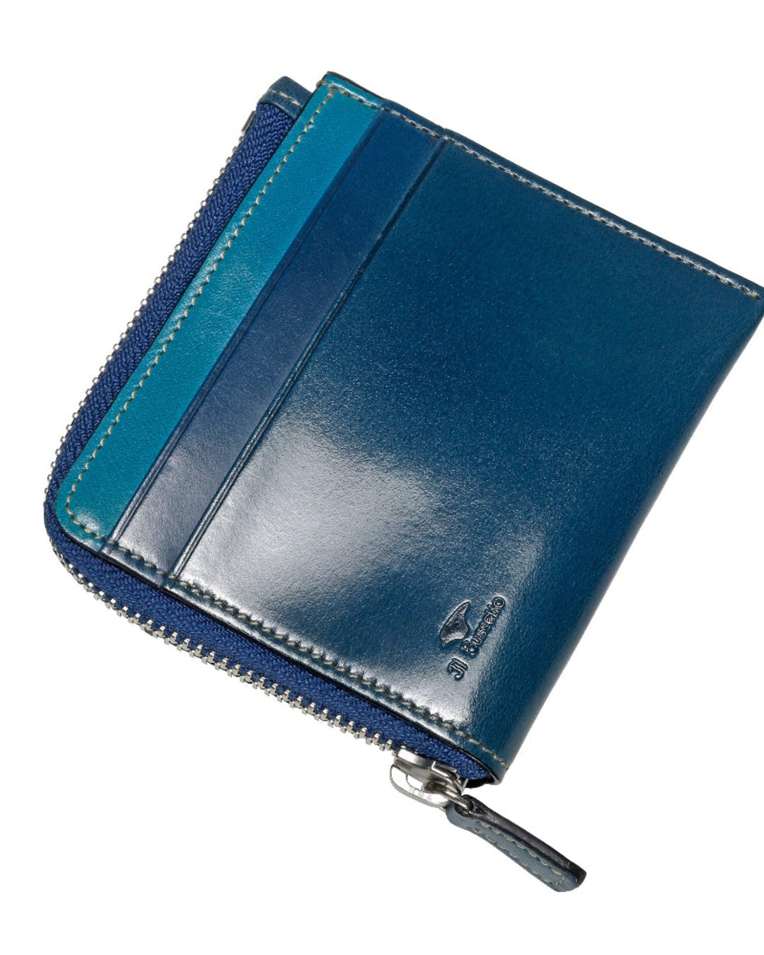 Il Bussetto - Portefeuille Zippy Multicolore - Bleu