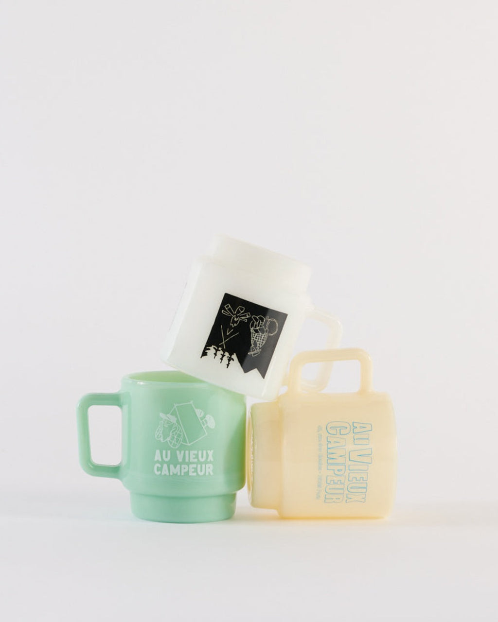 Au Vieux Campeur - Congés Payés - Mug - Blanc