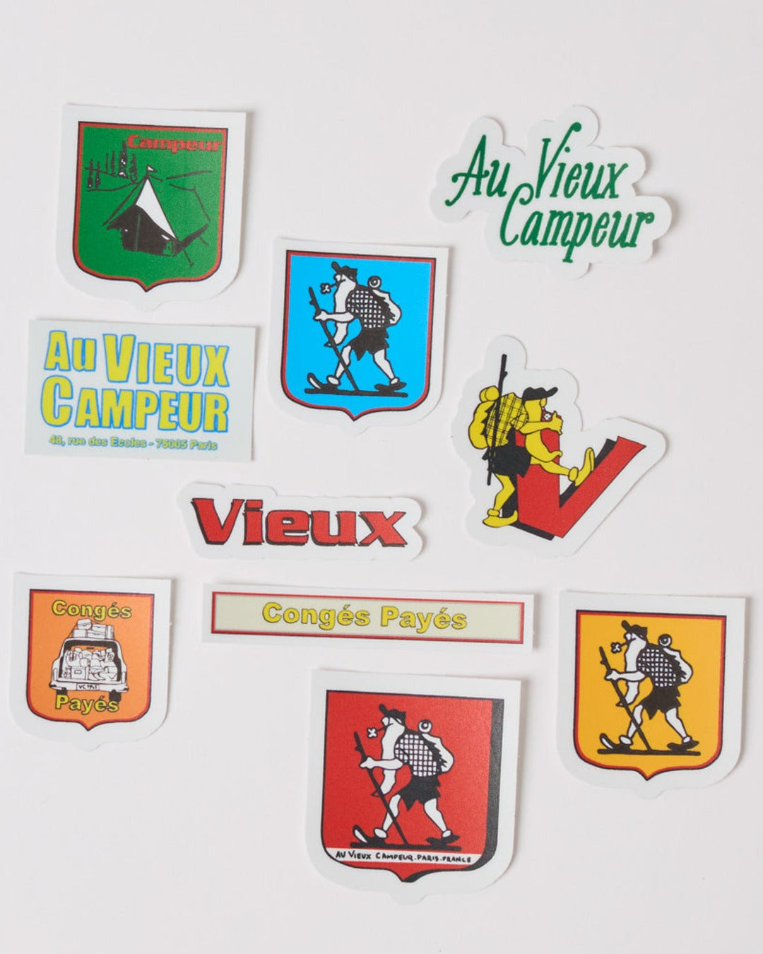Au Vieux Campeur - Congés Payés - Stickers Au Vieux Campeur - Logo