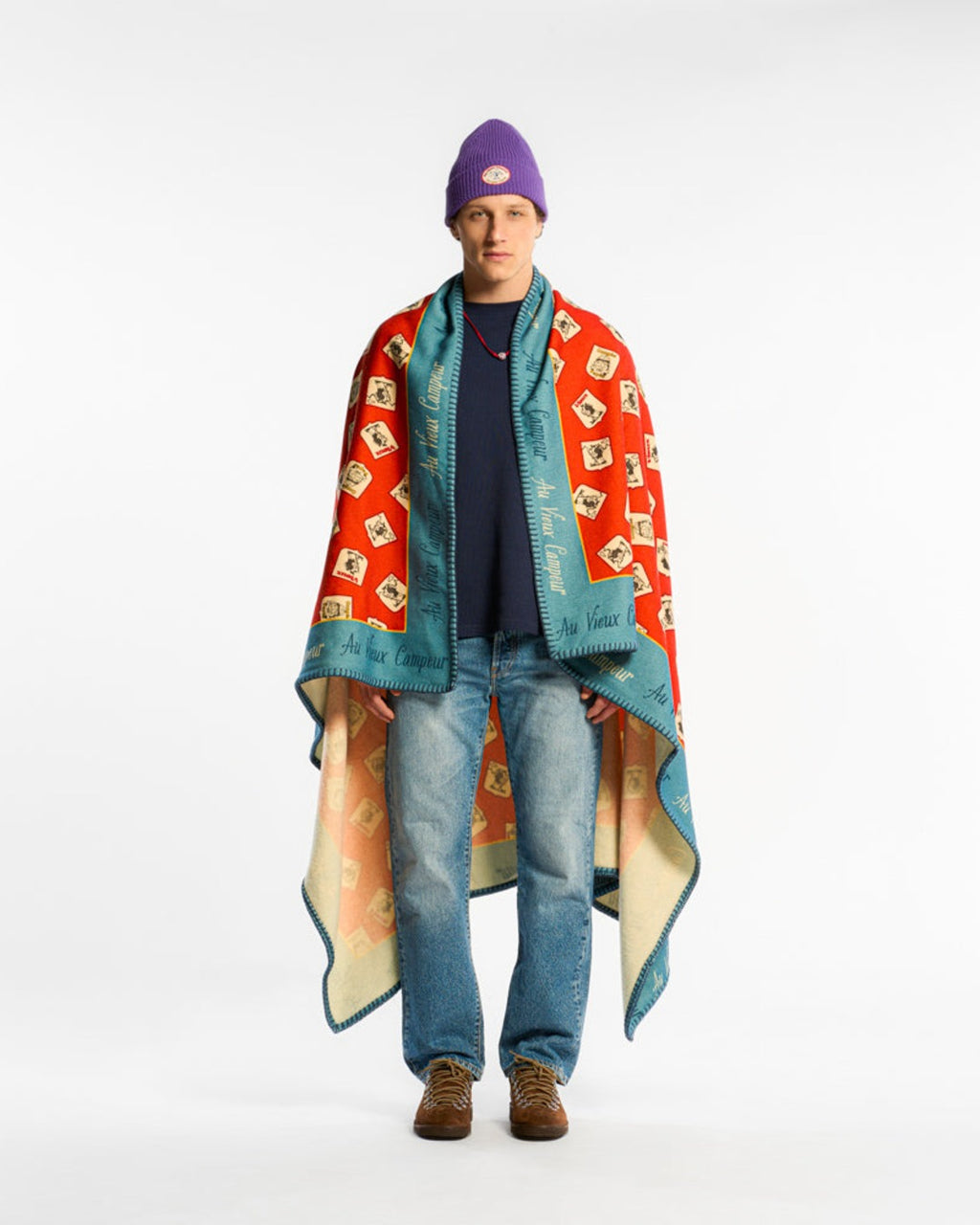 Au Vieux Campeur - Congés Payés - Plaid En Laine Blason