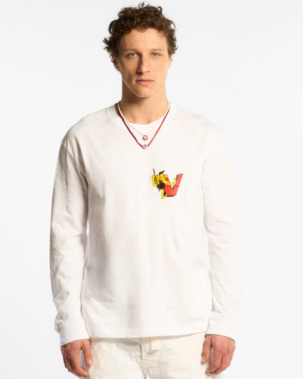 Au Vieux Campeur - Congés Payés - T-Shirt Manches Longues Grimpeur - Blanc