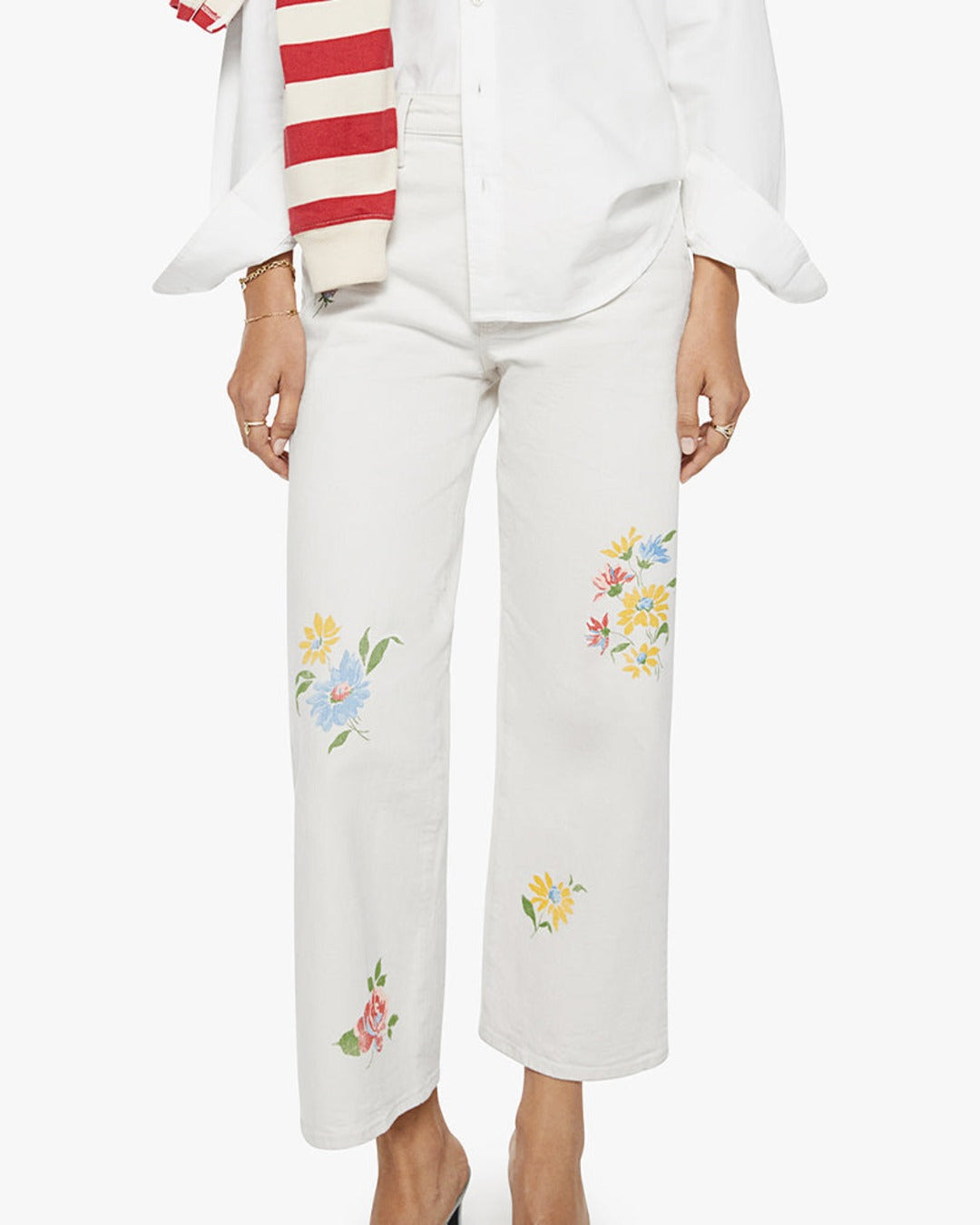 Merci x Mother - Mother x Merci - The Dodger Ankle Jeans - Act Natural