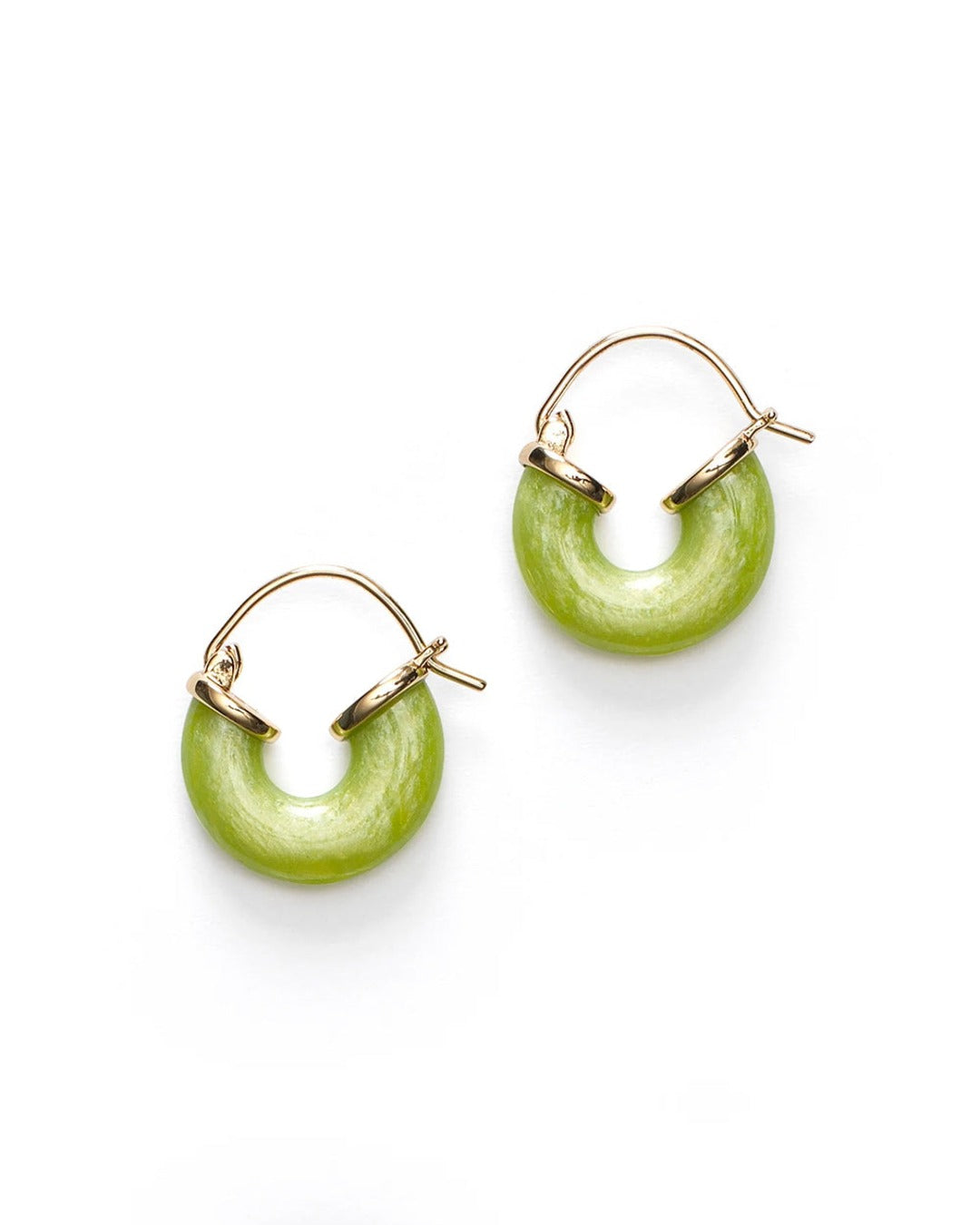 Anni Lu - Boucles D'Oreilles Petit Swell Hoop - Green Oasis