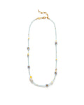 Anni Lu - Bluebell Bloom Necklace - Soft Blue