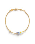 Anni Lu - Bluebell Bloom Bracelet - Soft Blue