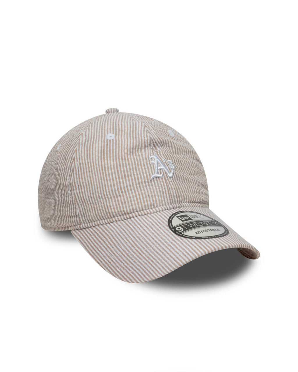 New Era - Seersucker 9Twenty Cap - Beige White