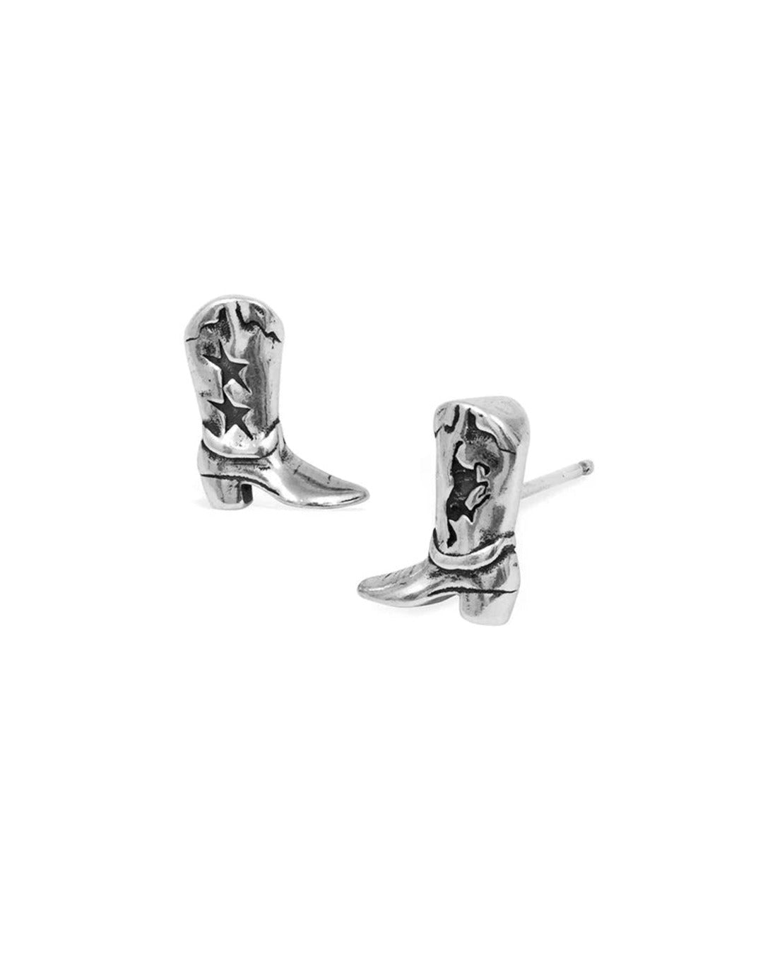 Two Jeys - Boucles D'Oreilles Boot Stud - Argent