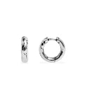 Two Jeys - Big Hoops Earrings - Silver