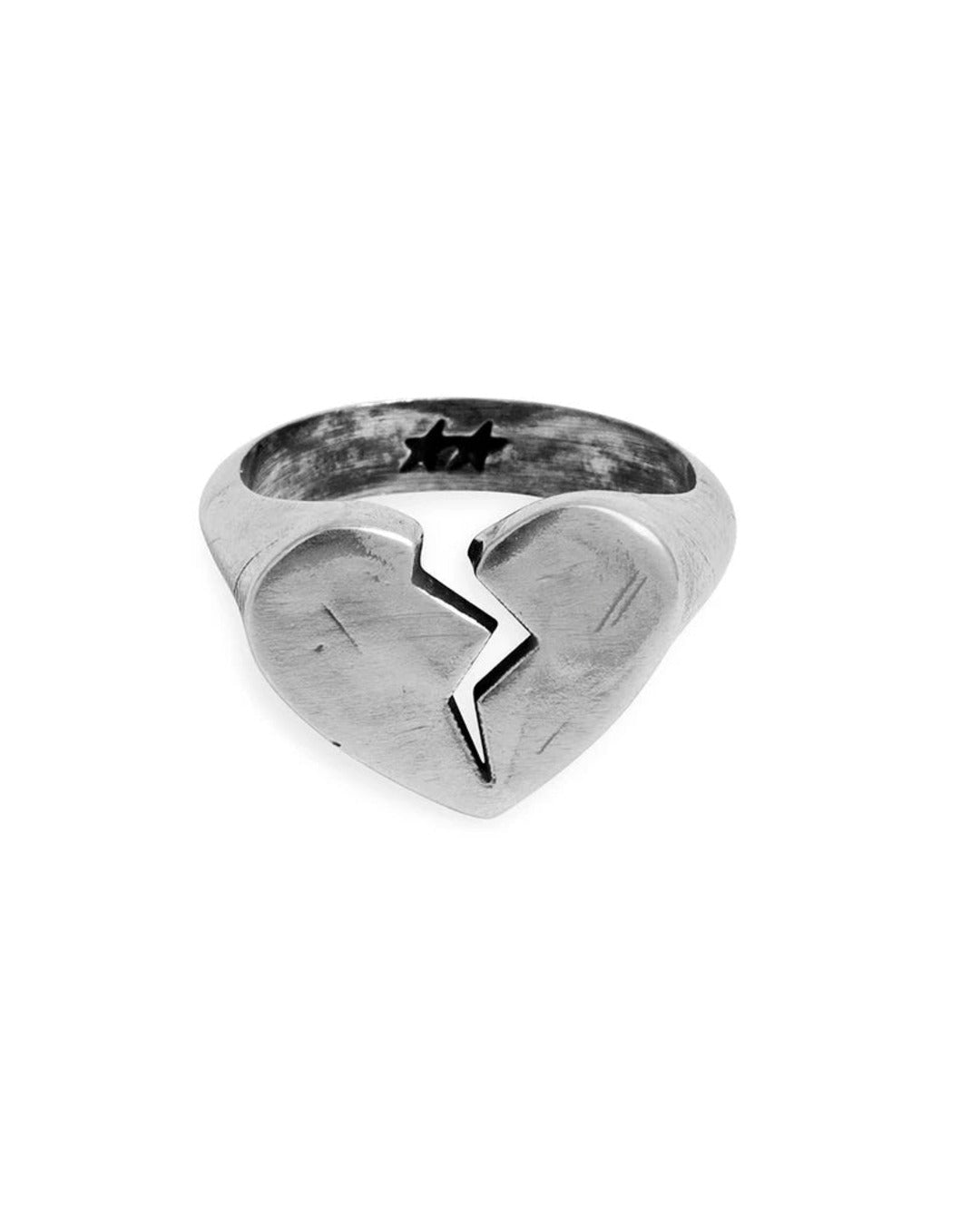 Two Jeys - Bague Broken Heart - Argent