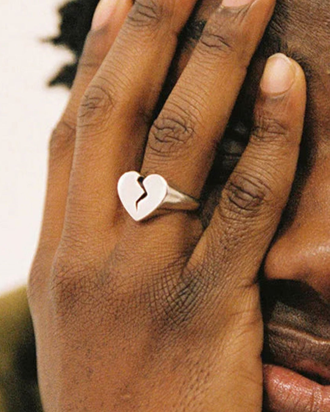 Two Jeys - Bague Broken Heart - Argent