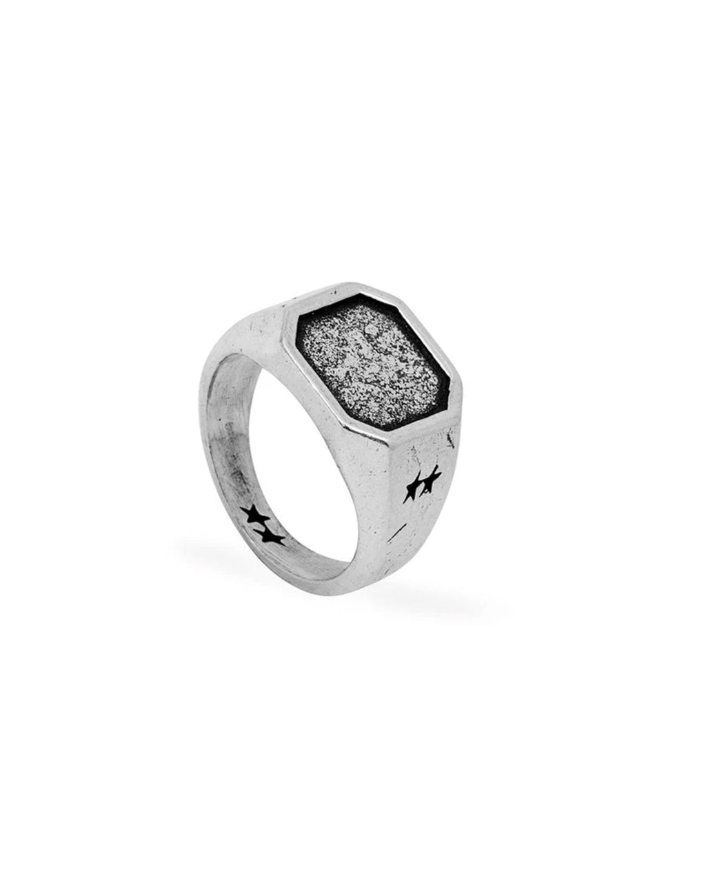 Two Jeys - Hex Ring - Silver