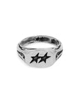 Two Jeys - Bague Superstar Signet - Argent