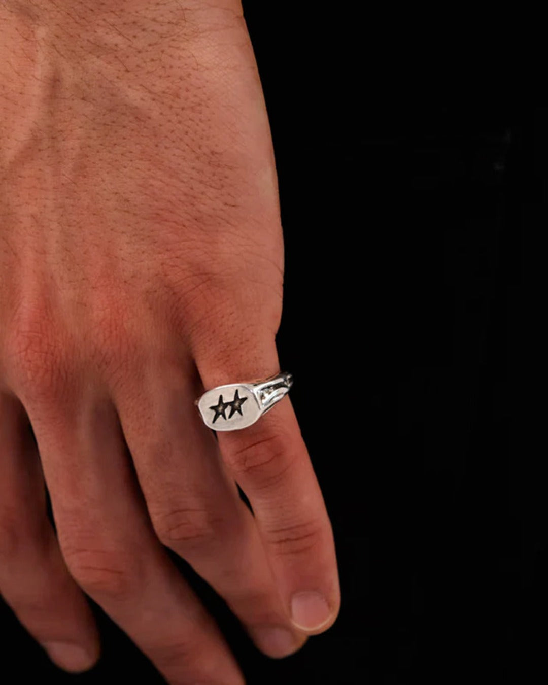 Two Jeys - Bague Superstar Signet - Argent