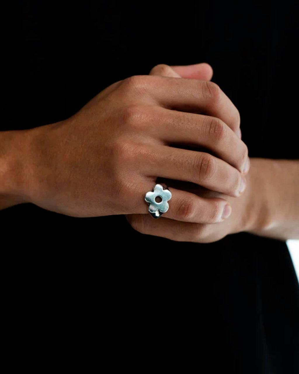 Two Jeys - Flower Ring - Silver
