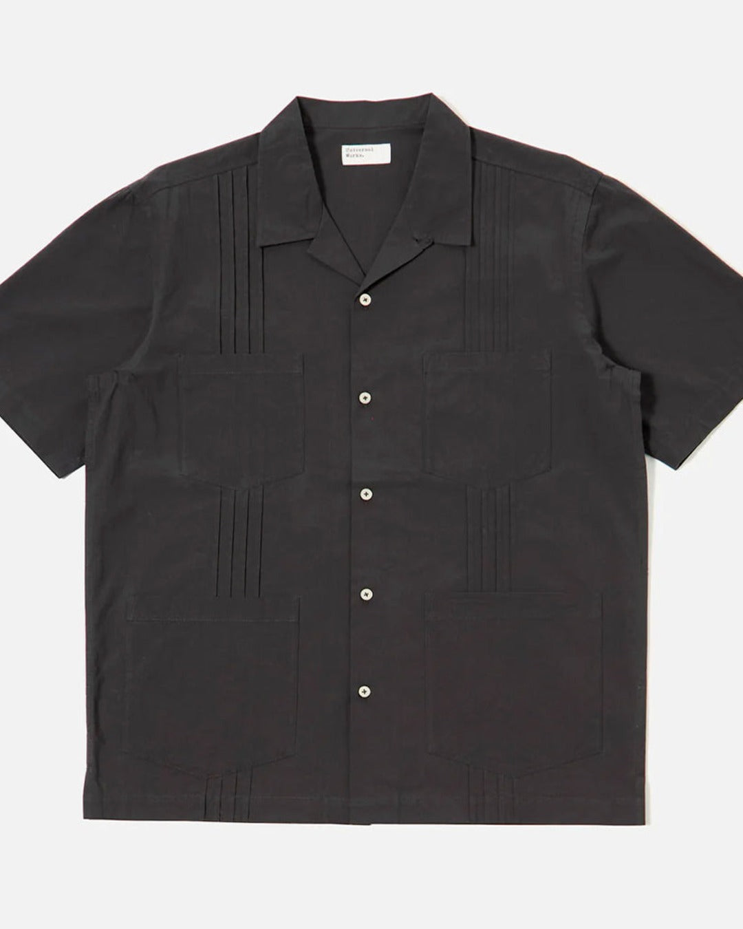 Universal Works - Chemise Tech SS Dwight - Noir