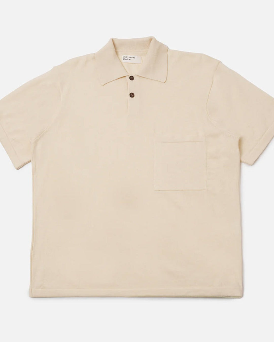 Universal Works - Polo Woolcot SS - Ecru