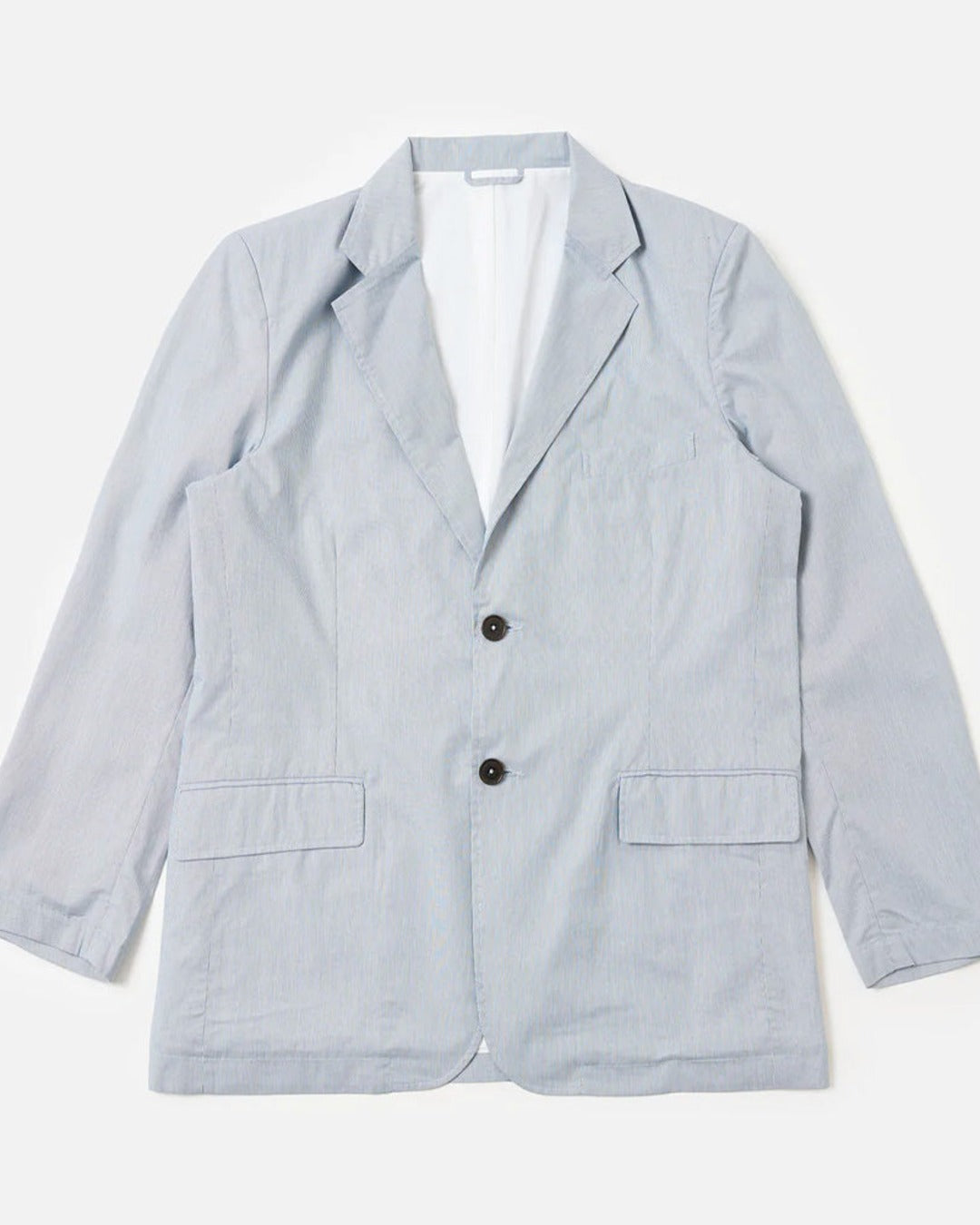 Universal Works - Veste Blazer Boston Kennedy - Bleu à rayures