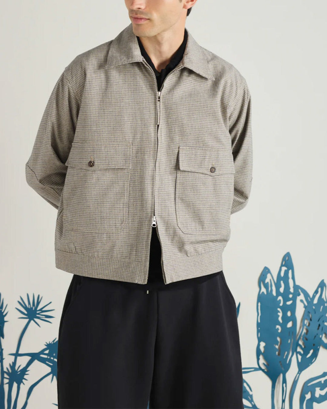 Universal Works - Veste Lucas - Marron Multi