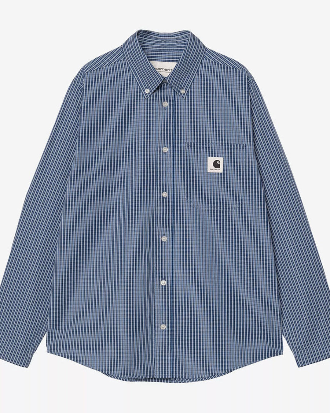 Carhartt WIP - Chemise W LS Groff - Bleu Groff Check
