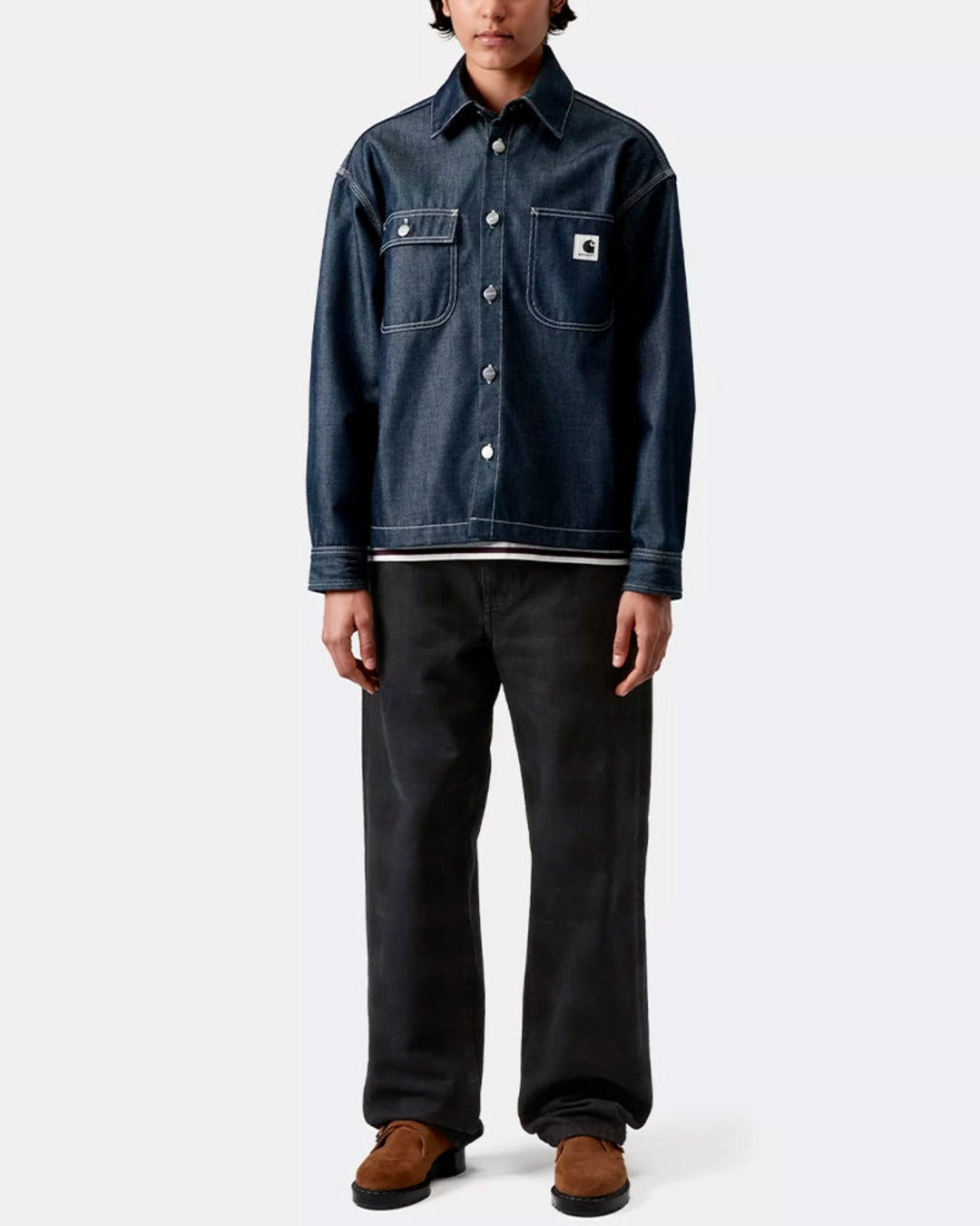 Carhartt WIP - Pantalon W Everson Bradford - Noir Print