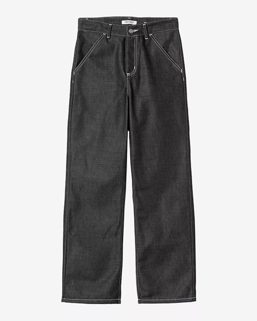 Carhartt WIP - Pantalon W Simple Melbourne - Noir Rigide