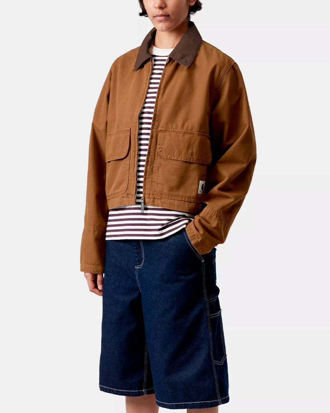Carhartt WIP - Veste W Prescott - Marron Hamilton