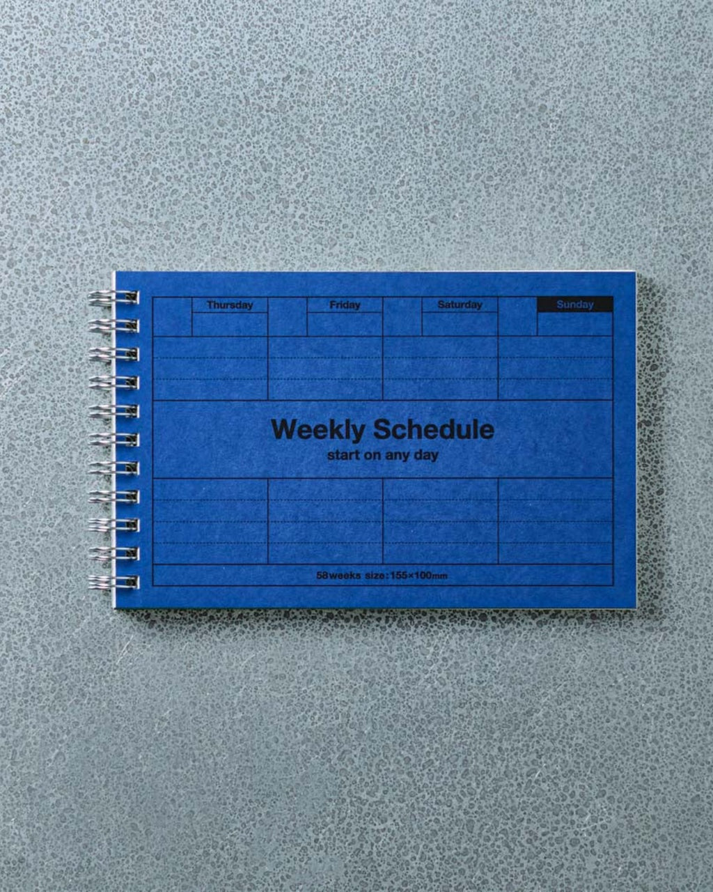 Marks - Weekly Planner - Bleu
