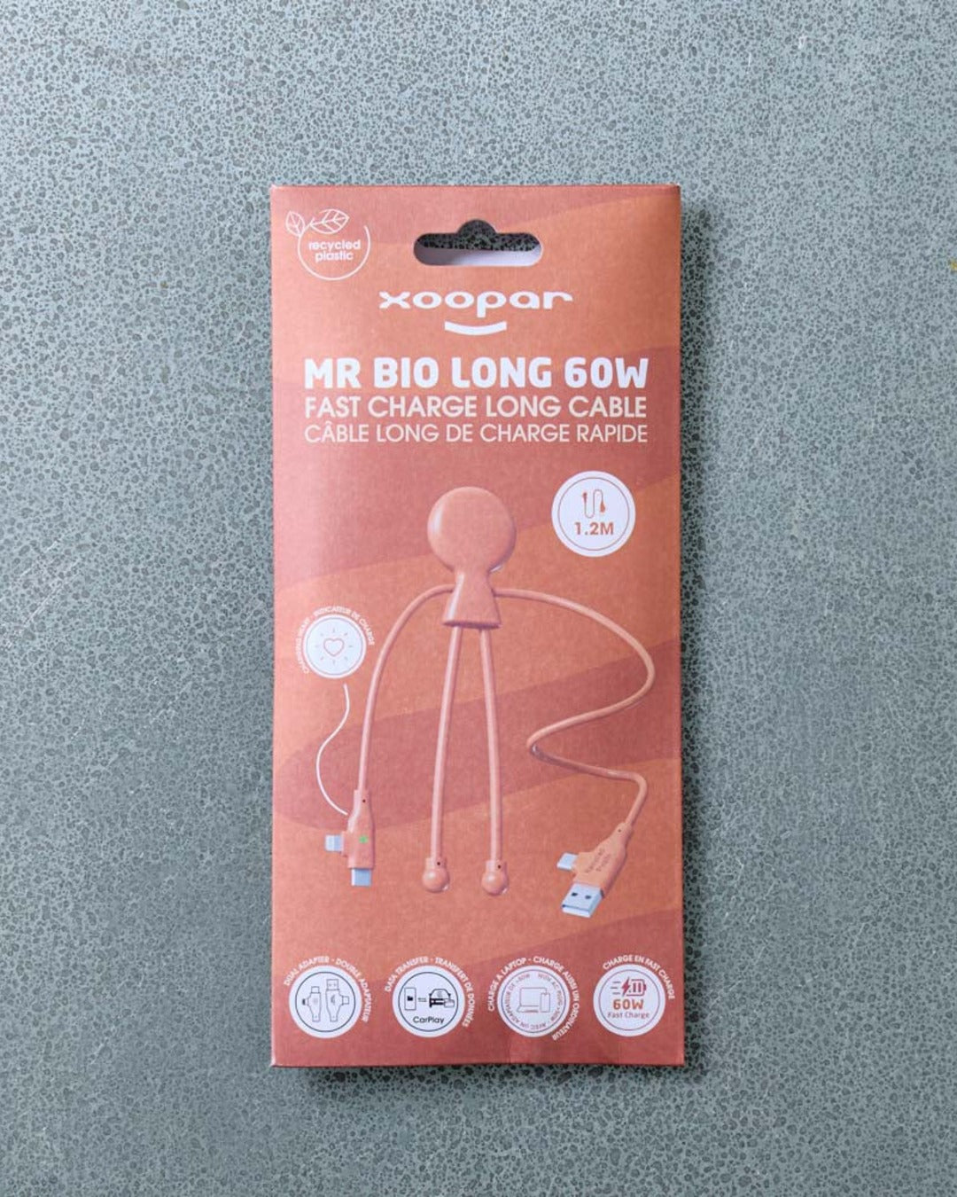 Xoopar - Cable Mr Bio Long Fast - Orange