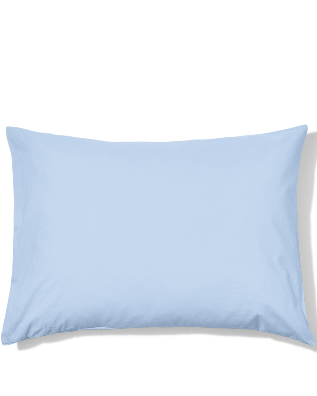 Merci - Cotton percale pillowcase - Cornflower
