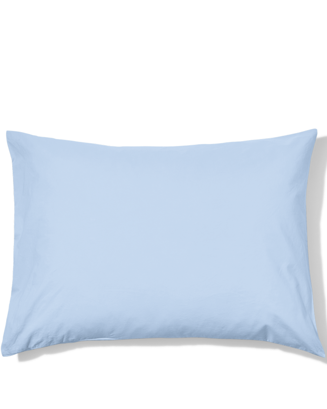 Merci - Cotton percale pillowcase - Cornflower