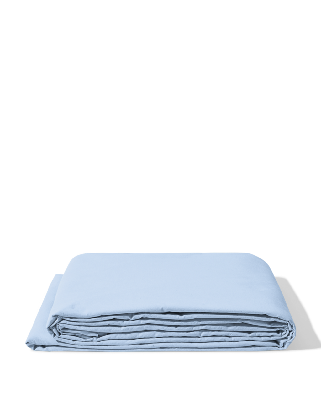 Merci - Cotton percale flat sheet - Cornflower