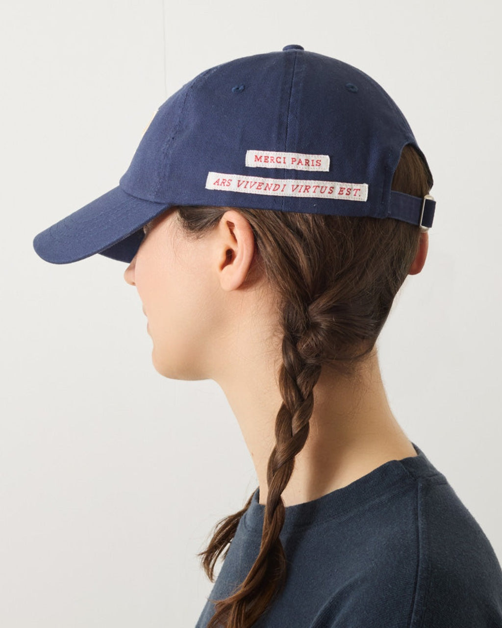 Merci - Casquette Mp - Marine & Blanc Cassé