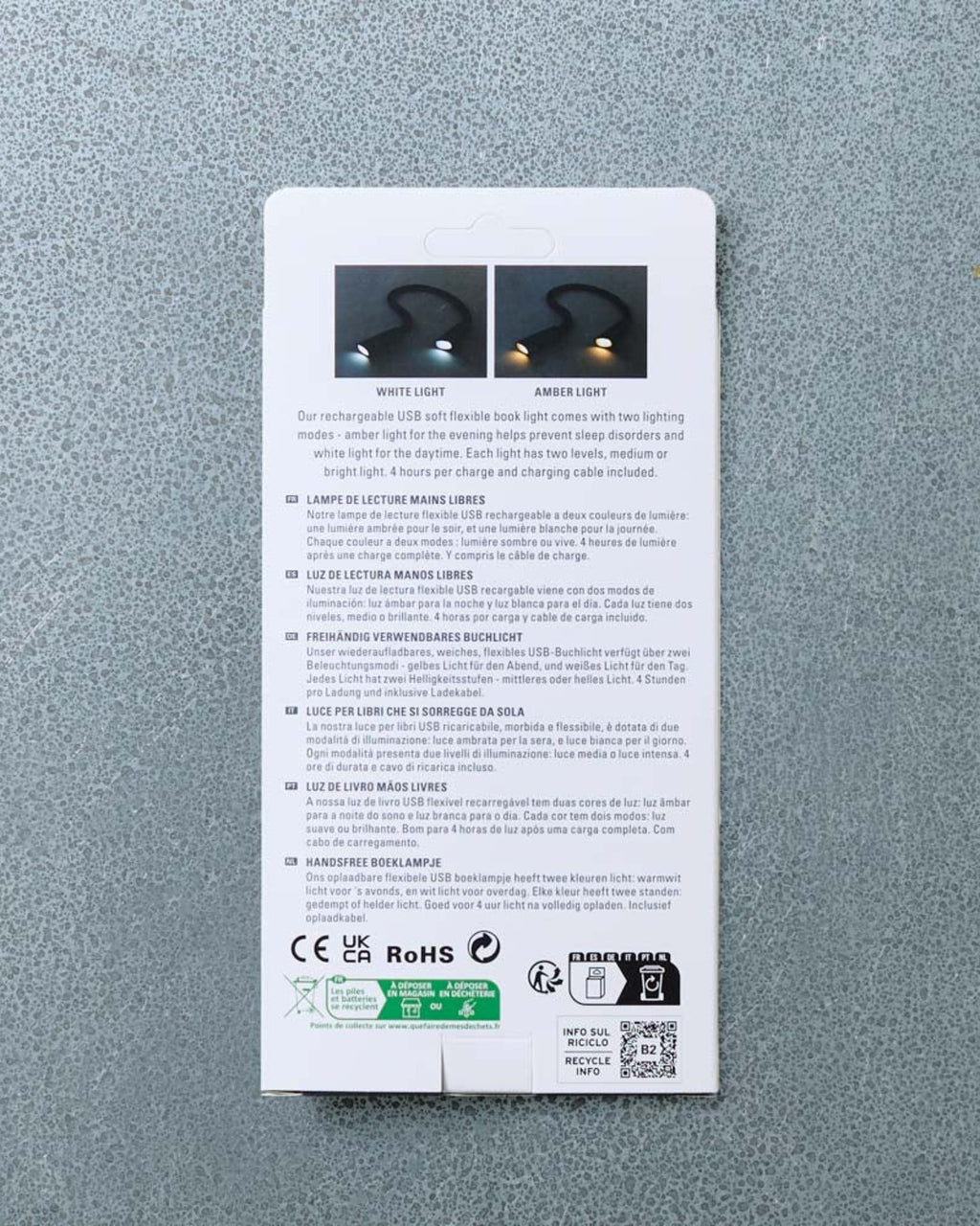 Kikkerland - Hands-Free Reading Light