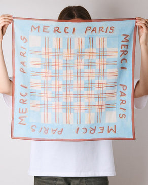 Bandana Ars Vivendi Virtus Est - Bleu Jaune Marron