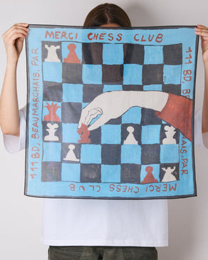 Bandana Ars Vivendi Virtus Est - Bleu Chessclub