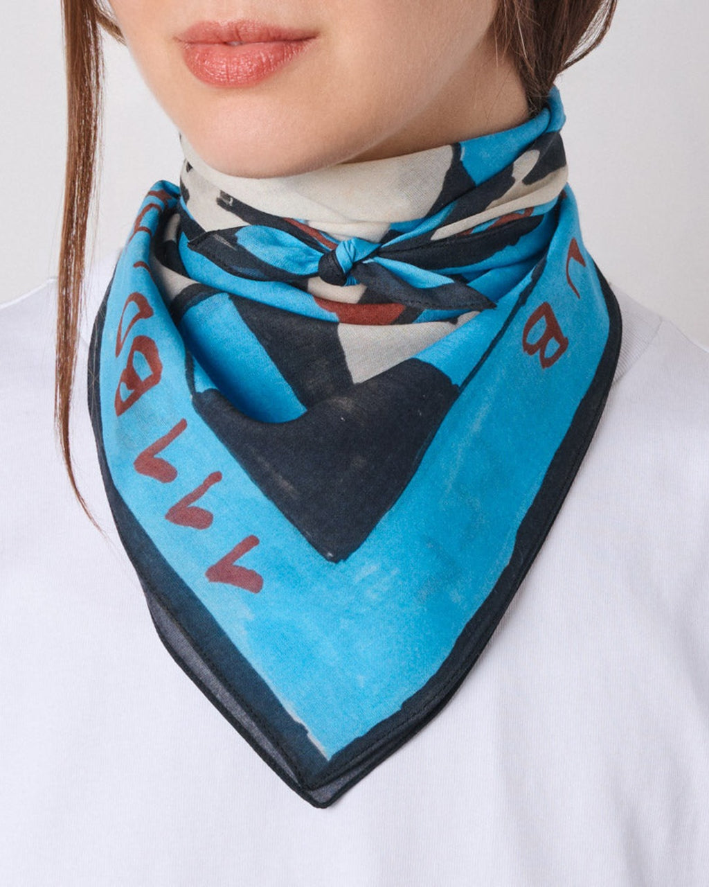 Merci - Bandana Ars Vivendi Virtus Est - Bleu Chessclub