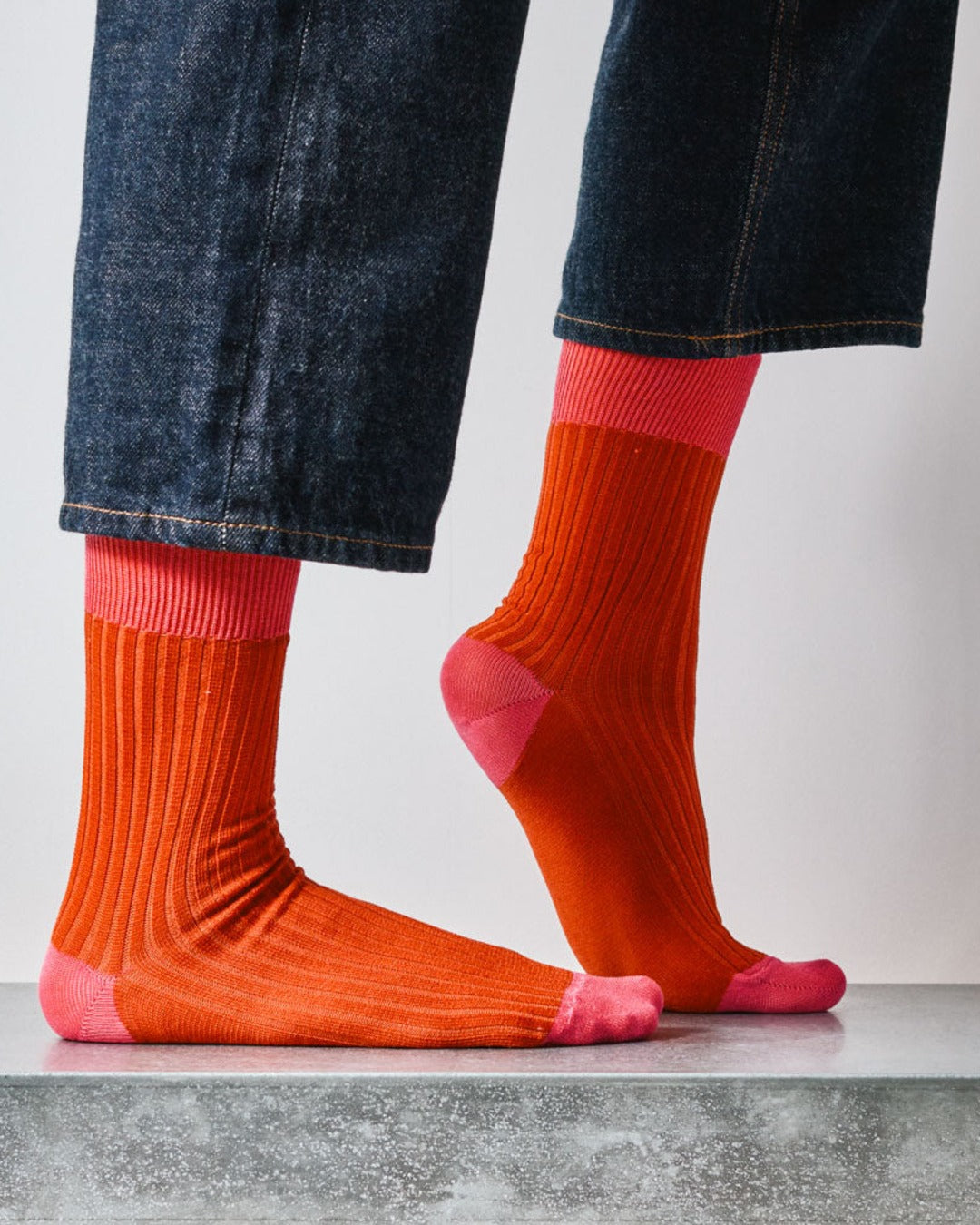 Merci - Theodora Socks - Red Rose
