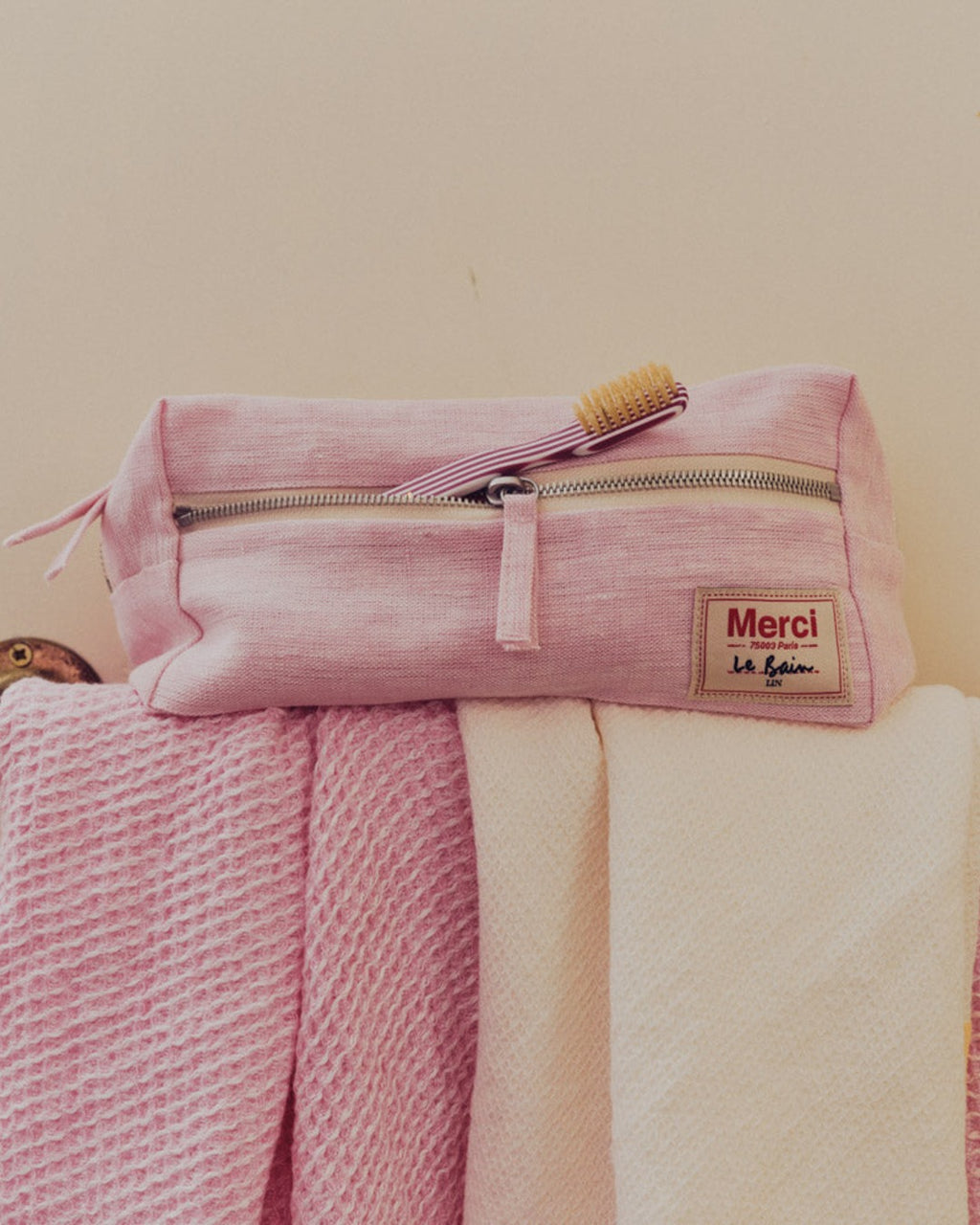 Merci - Toiletry bag - Granita Pink