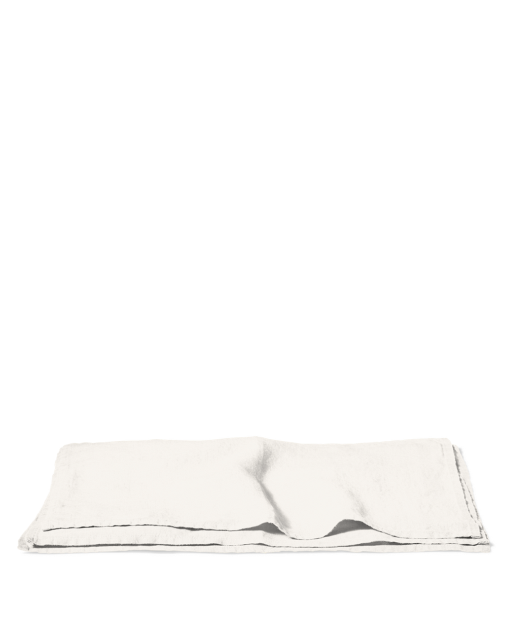 Merci - Washed linen placemat - Seashell White