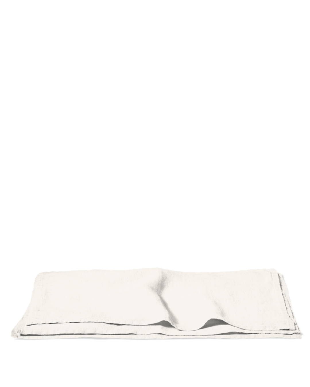 Merci - Washed linen placemat - Seashell White