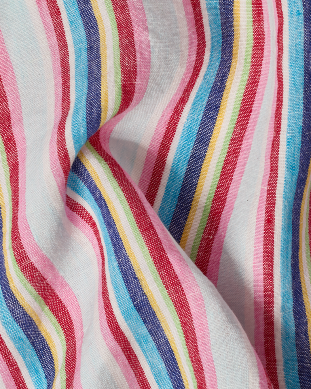 Merci - Washed linen apron - Parasol Stripes