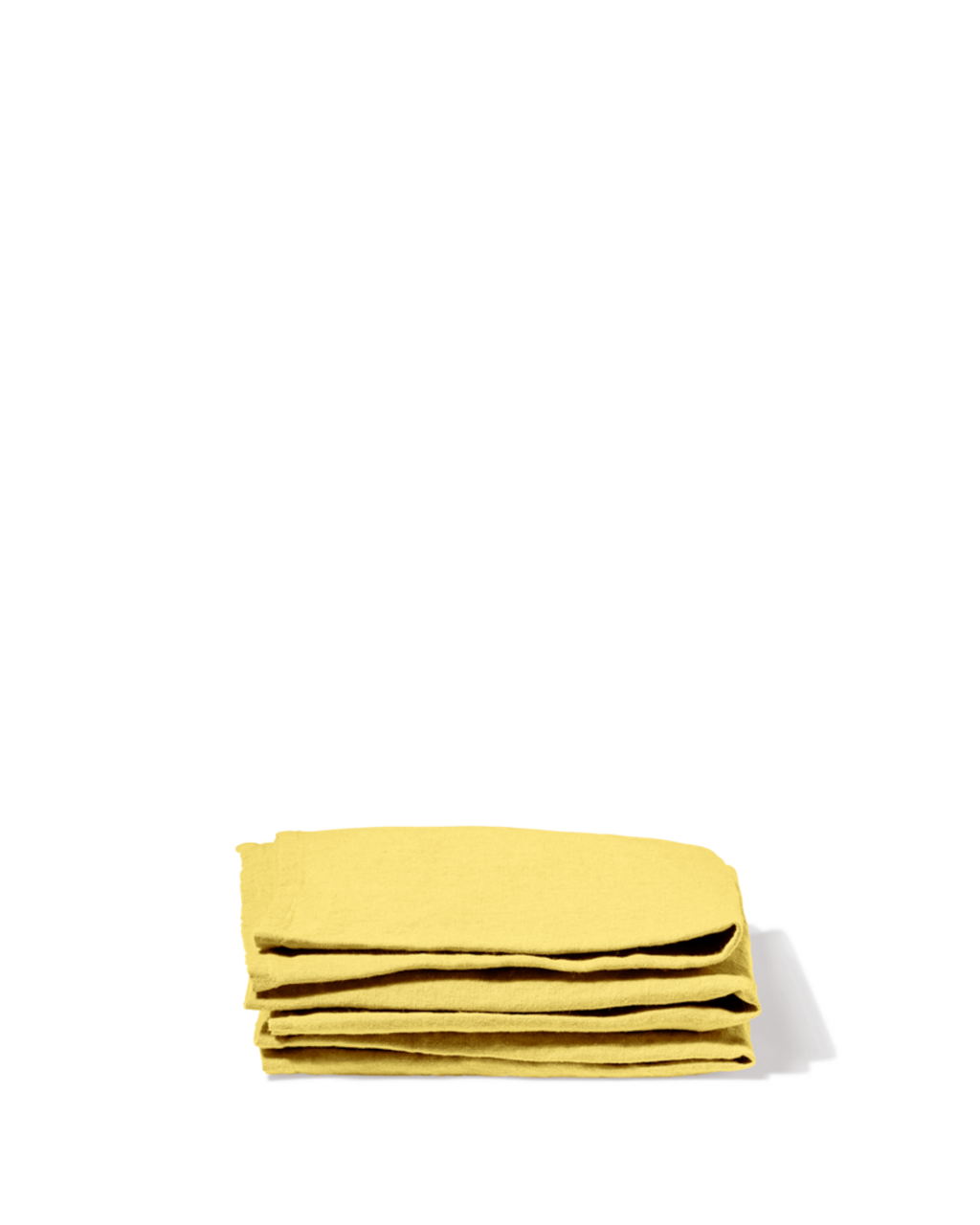 Merci - Washed linen napkin - Lemonade Yellow