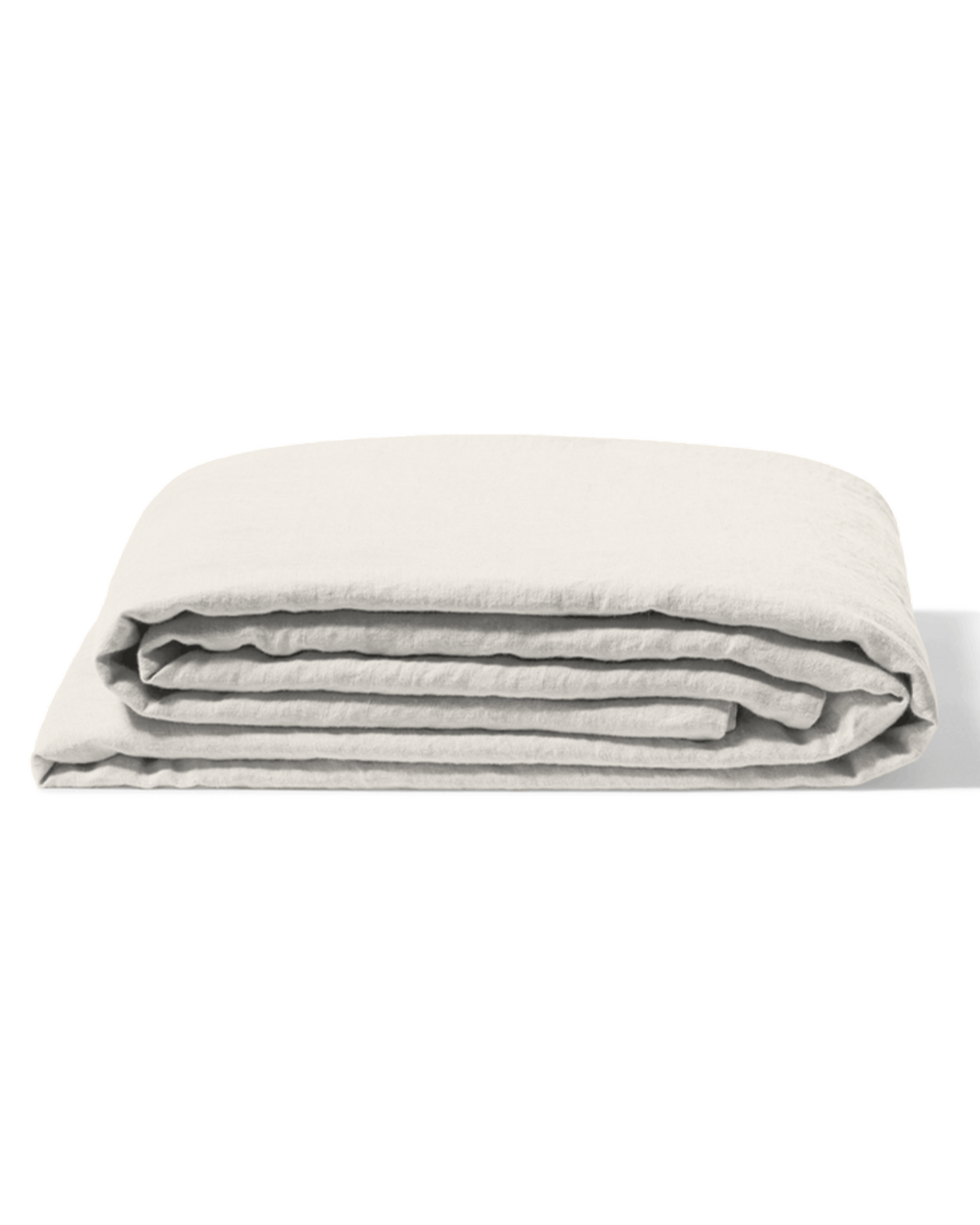 Merci - Nappe En Lin Lavé - Blanc Coquillage